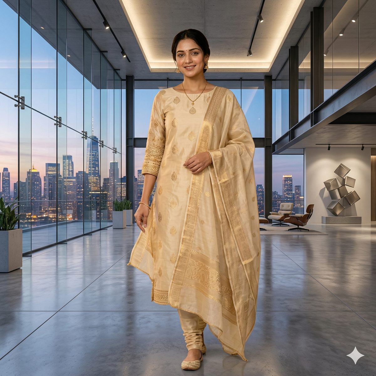 Chanderi Suits