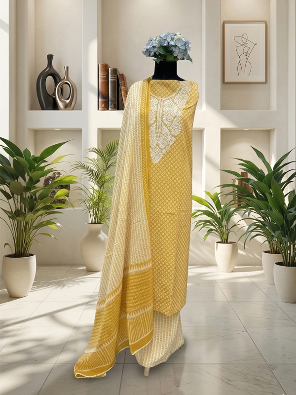 Light Yellow Elegant Suit