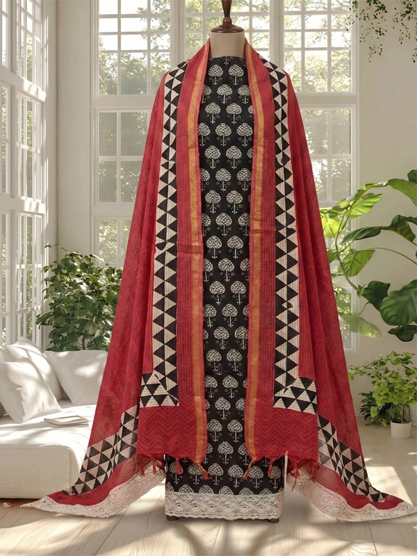 Black & Red Traditional Suit